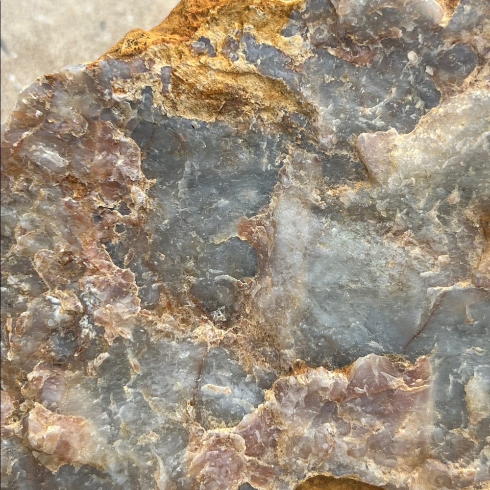 Raw Sandstone Rock With Quartz & Chert Flint Deposits Remote TN Mountains - Picture 2 of 8